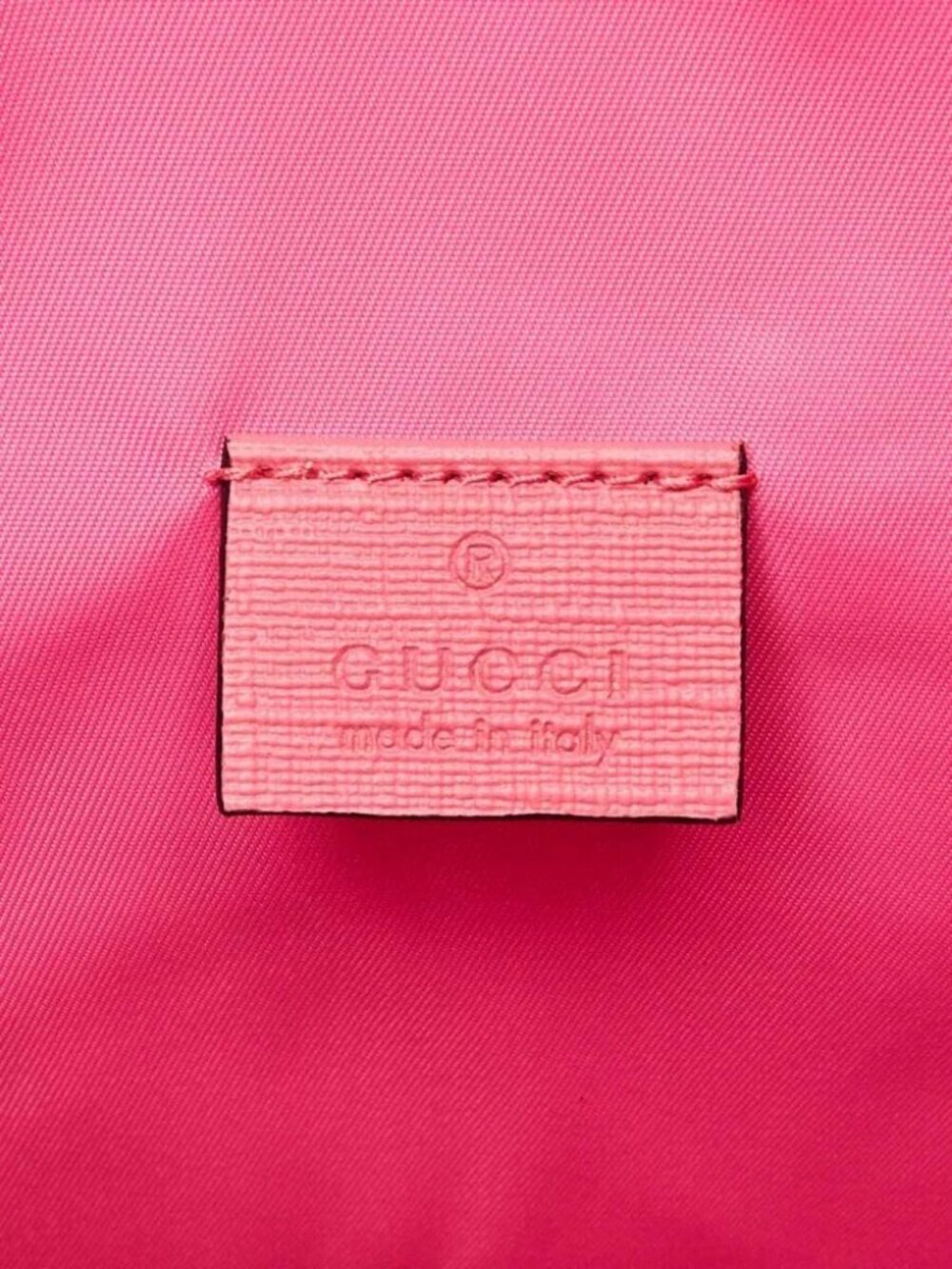 Gucci Pink/Yellow Coated Canvas Rainbow "Loved" Children's Tote Bag - Picture 11 of 12